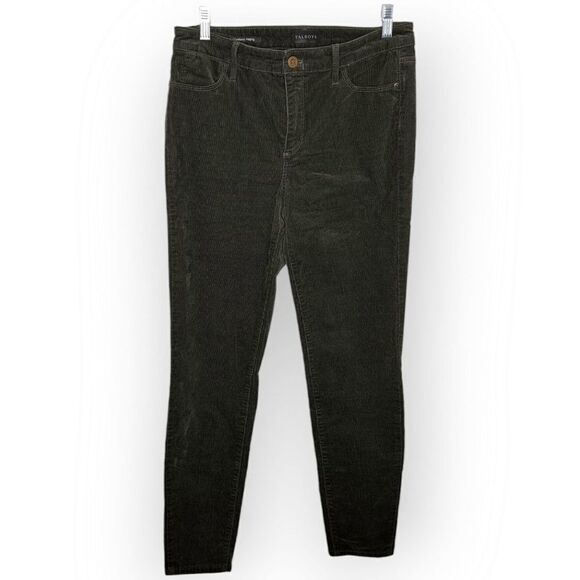 Talbots Corduroy Jegging in Deep Moss Green size 4 - Picture 2 of 8
